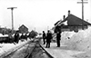 Miscellaneous To 1939: Train Depot in Winter - Teens